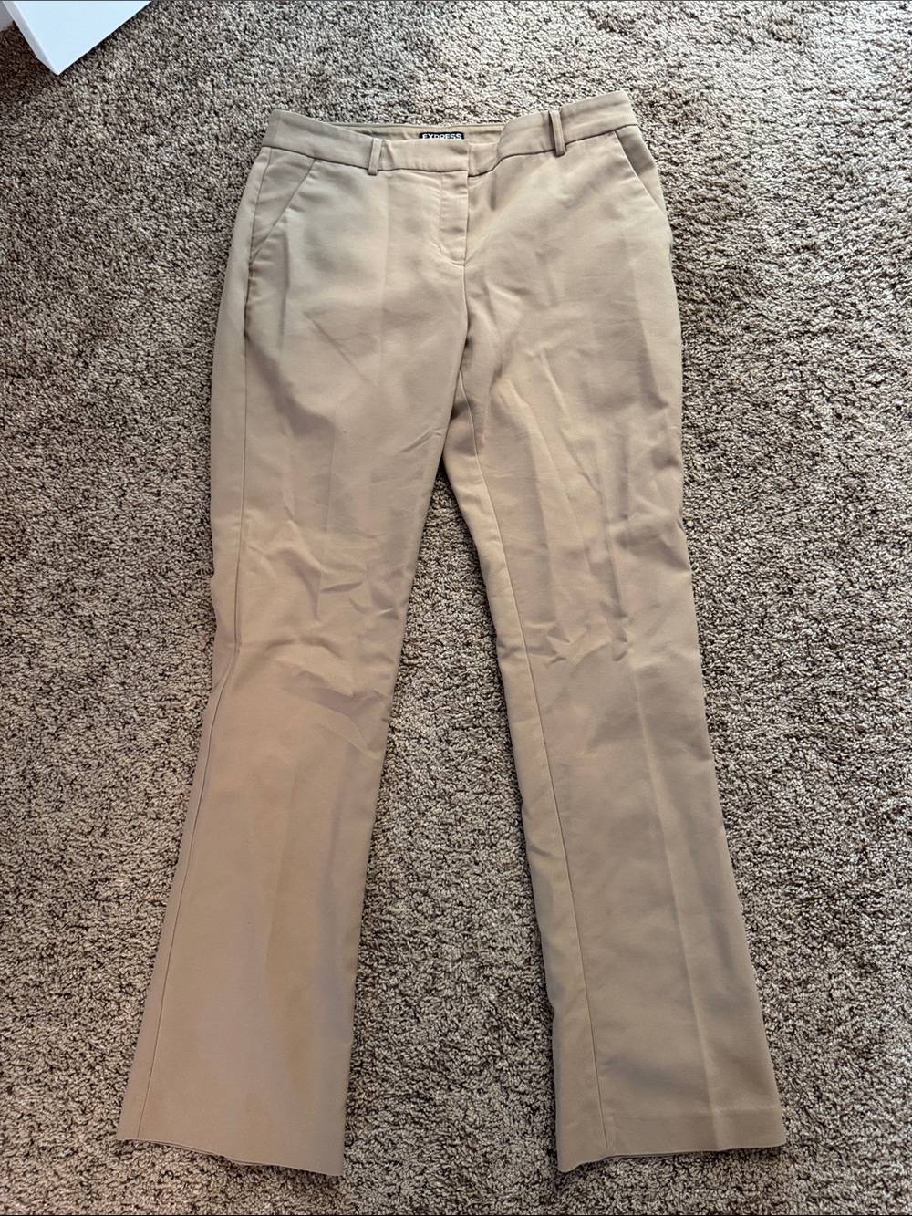 Express Columnist Khaki Pants - Light Brown